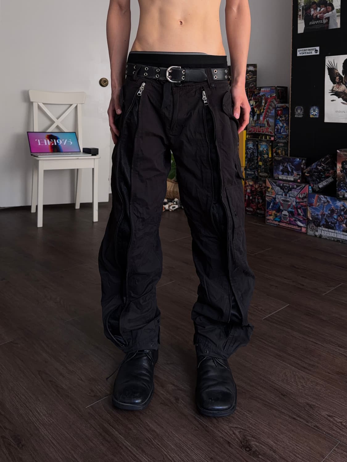 X-Large 지퍼 디테일드 유틸리티 팬츠 상품이미지4