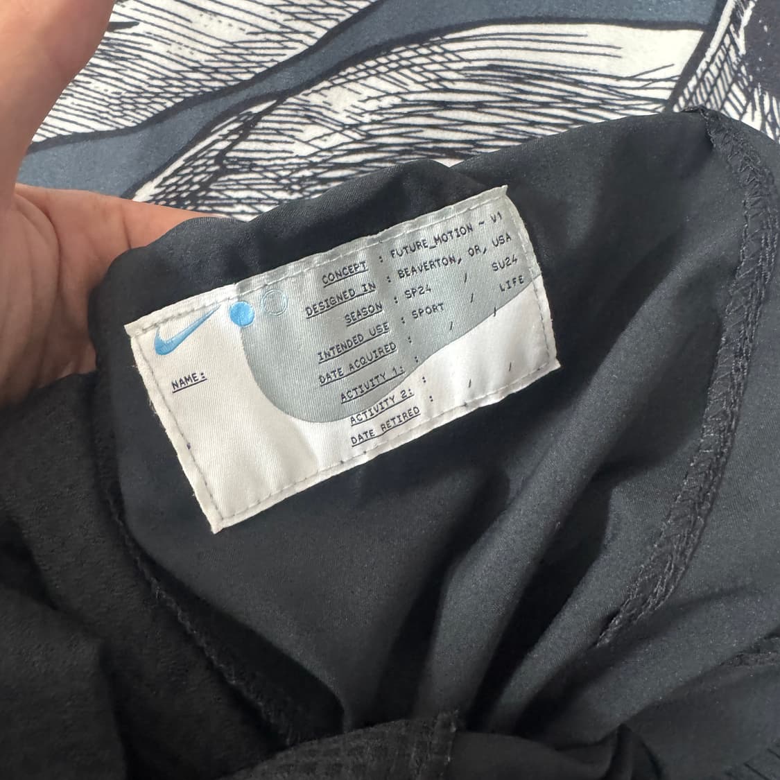 나이키 하이웨스트 트레이닝팬츠 65 S사이즈 상품이미지5