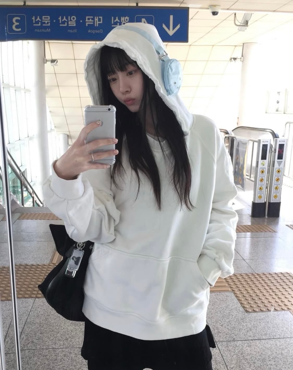 오스하이 헤드셋 후드티 상품이미지1
