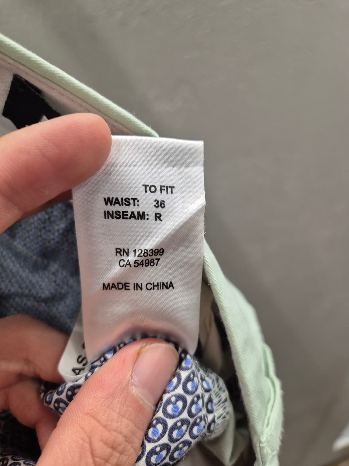 DKNY 치노팬츠 민트 36R 상품이미지7