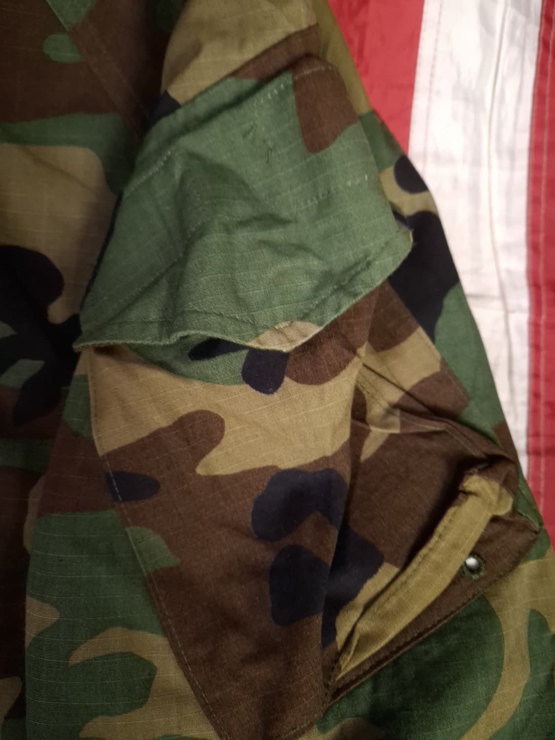 오리지날 미군 지급용 케미칼 가스화생방복 자켓 상품이미지5