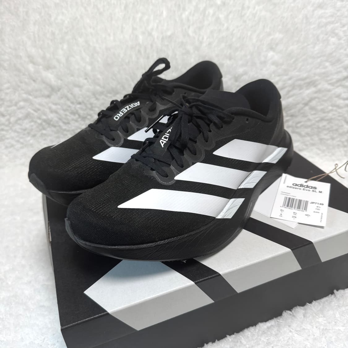 아디다스 아디제로 evo sl 코어 블랙 클라우드 화이트 270 size 상품이미지2