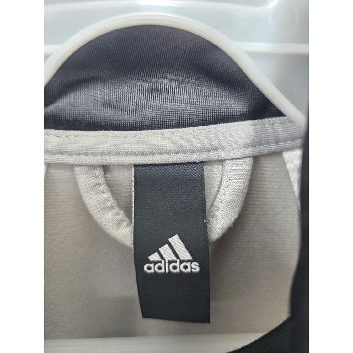 아디다스 집업 자켓 블랙/그레이 트랙탑 M 상품이미지2