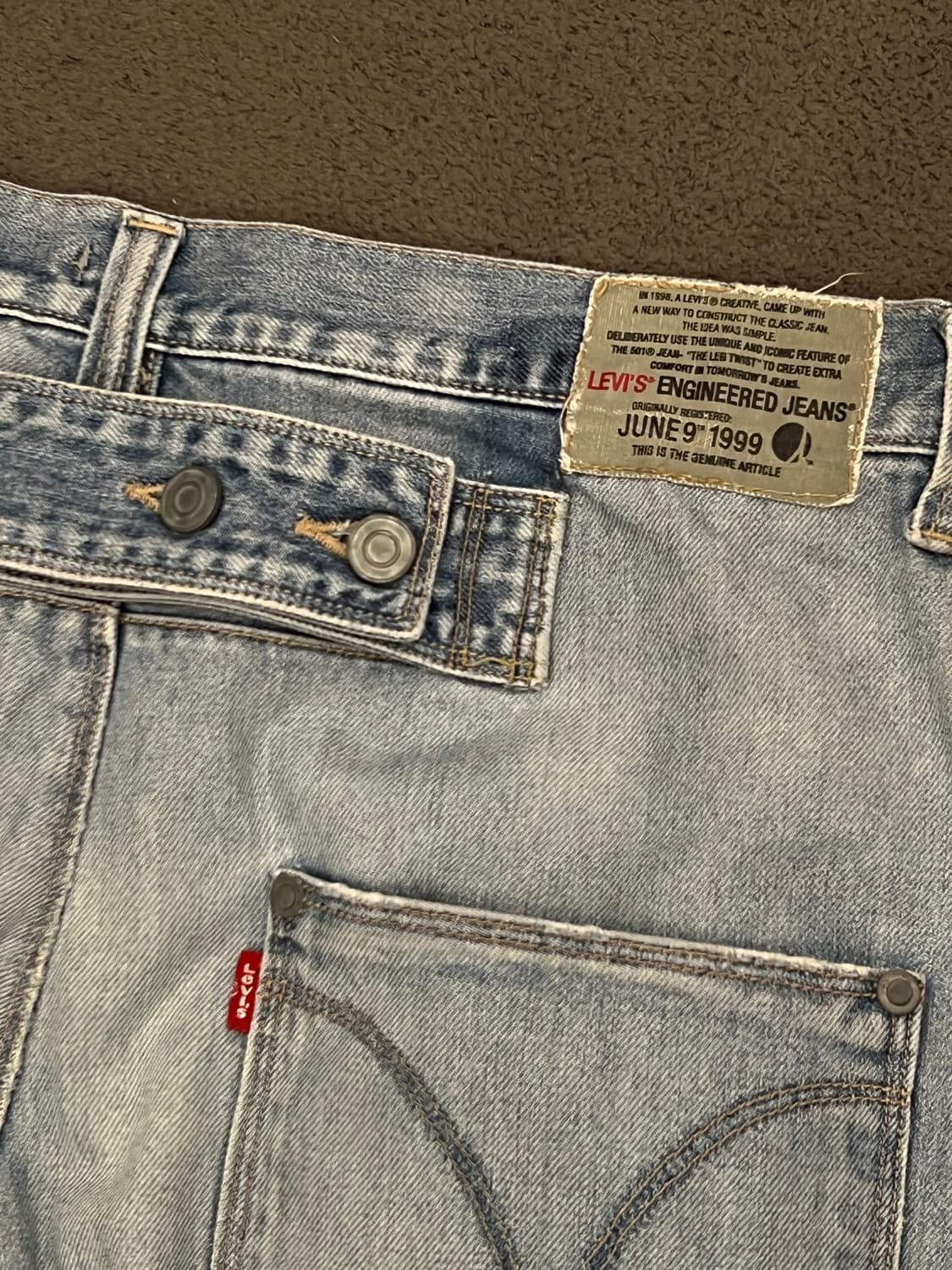 리바이스 LEJ 빅신치 대장급 연청 처분  상품이미지4