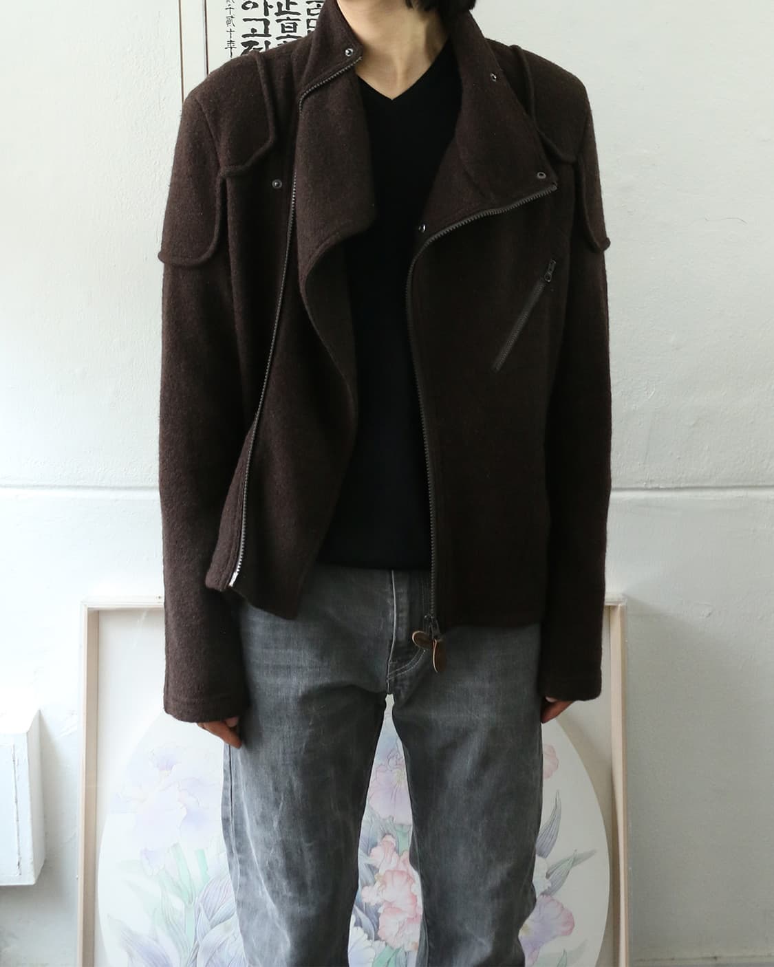 카반 드 주카 사선 밀리터리 자켓  상품이미지6