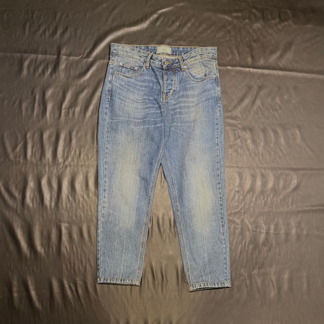 아미 워싱 데님팬츠 상품이미지1