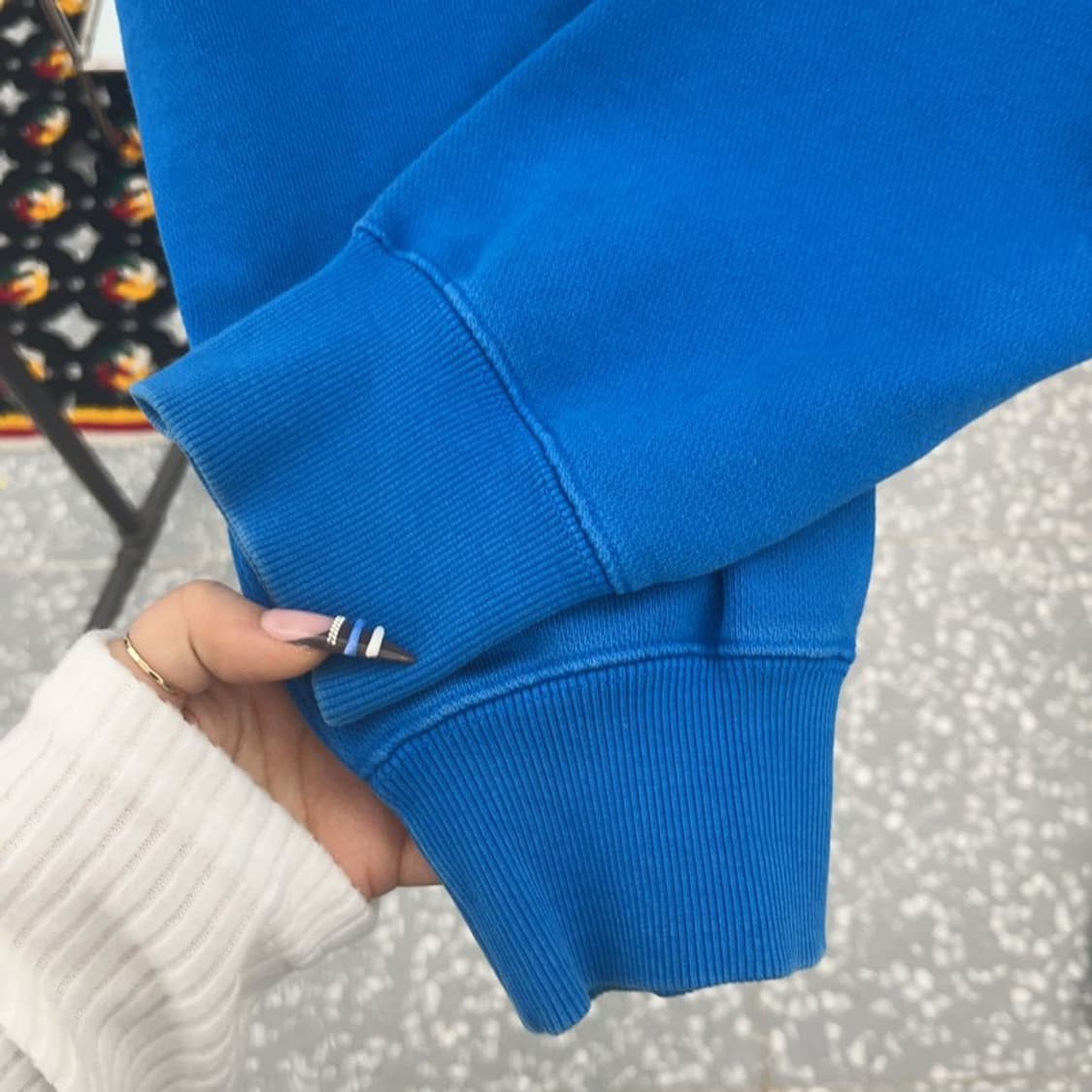 칼하트 빈티지 코발트블루 스펠로고 맨투맨 L C07644 상품이미지7