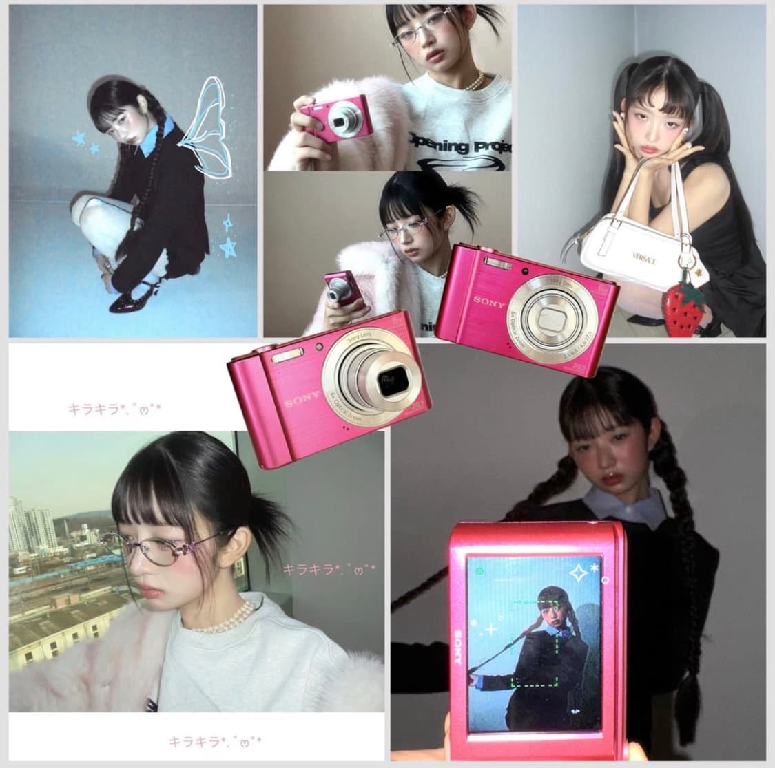 🍭 아이브 레이 픽🍭 소니 dsc-w810 핑크 빈티지 디카 상품이미지1