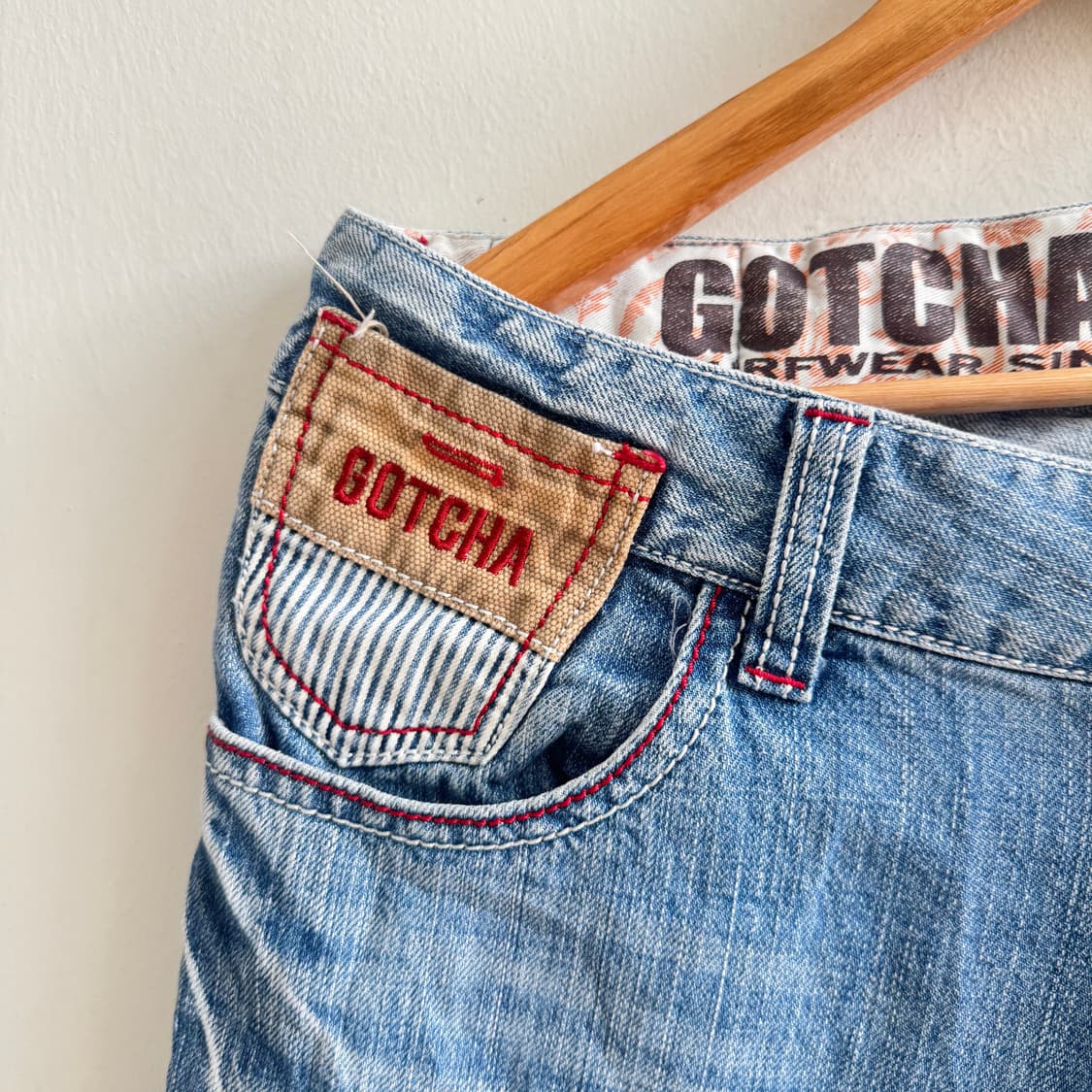 Gotha 갓차 프린팅 데님 팬츠 일본 빈티지 상품이미지6