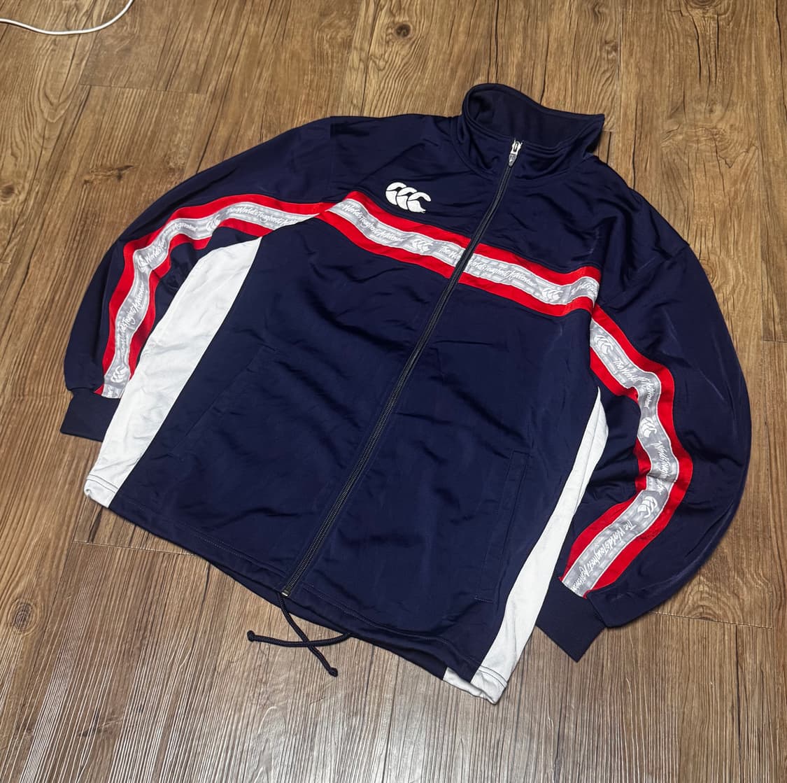 [M] 캔터베리 올드스쿨 네이비 트랙탑 져지 상품이미지1