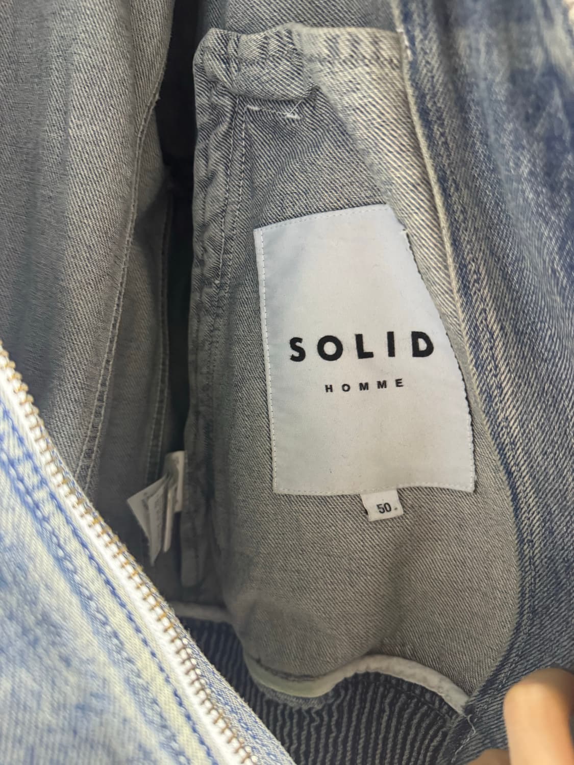 솔리드옴므 24ss 데님블루종 상품이미지3