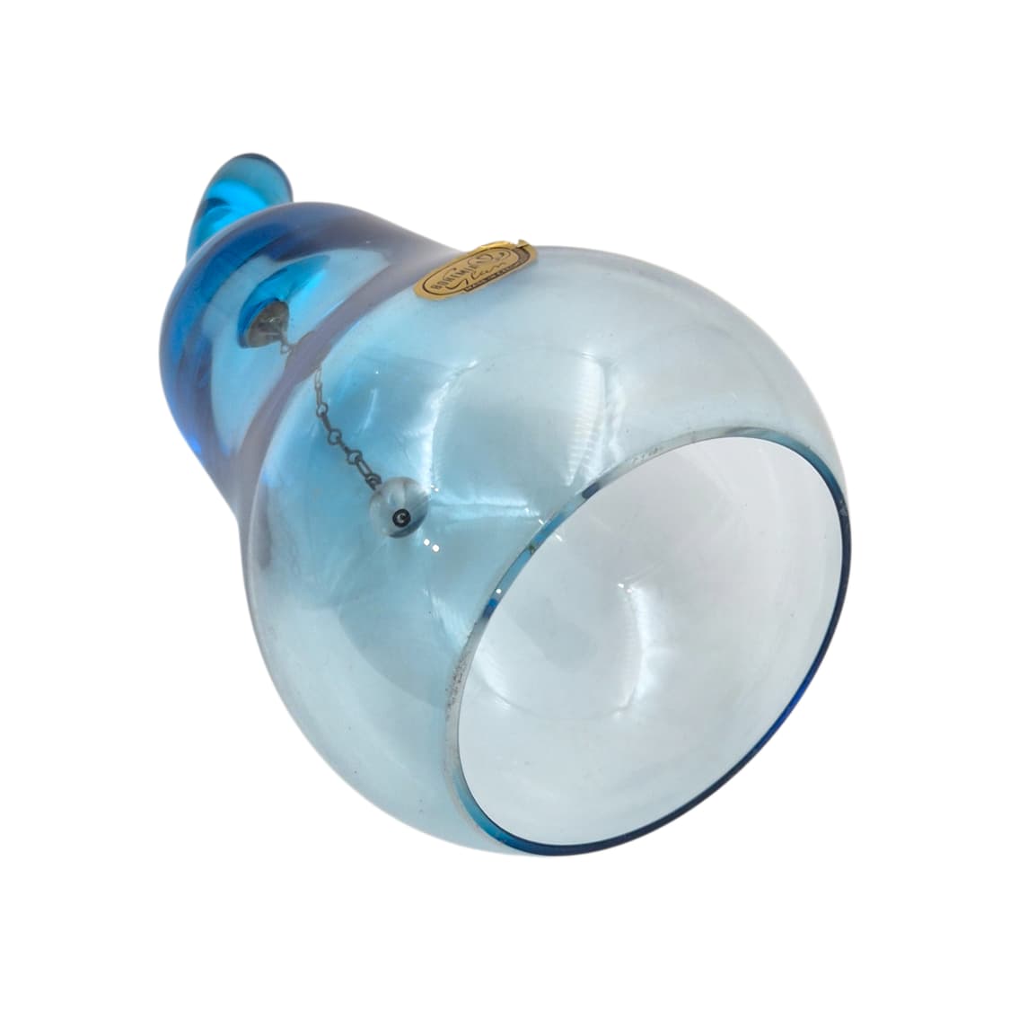 80s 체코 보헤미아 서양배 글라스 벨 상품이미지4