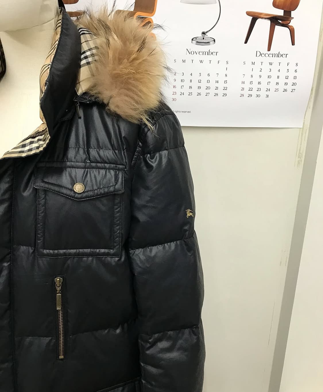 버버리 로고 구스다운 롱패딩 상품이미지7