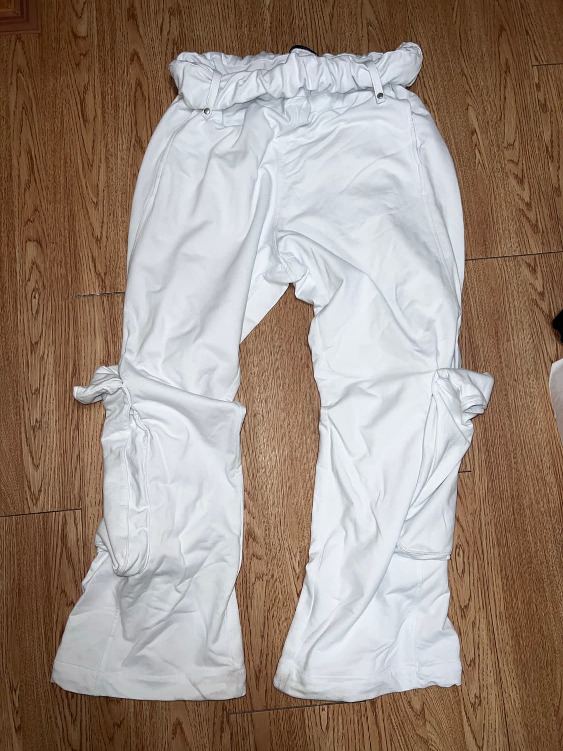 오픈와이와이 Rolled Waist Sweat Cargo Pants -  상품이미지2
