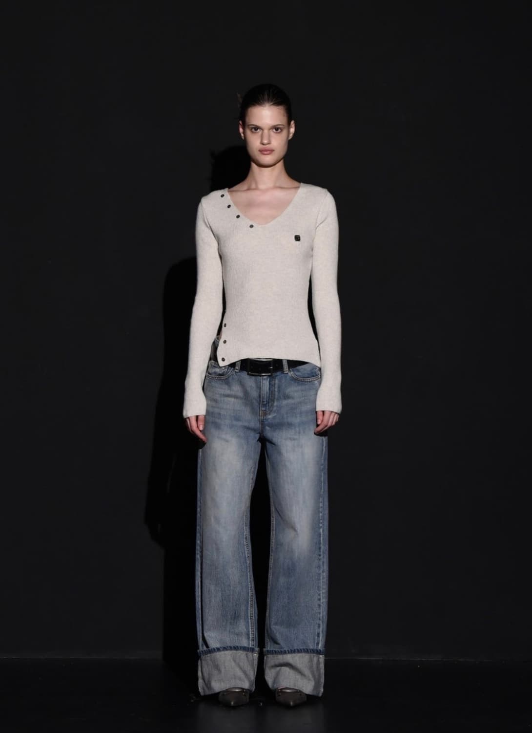 보헤미안서울 롤업데님팬츠-M사이즈(새상품,택ㅇ) 상품이미지1