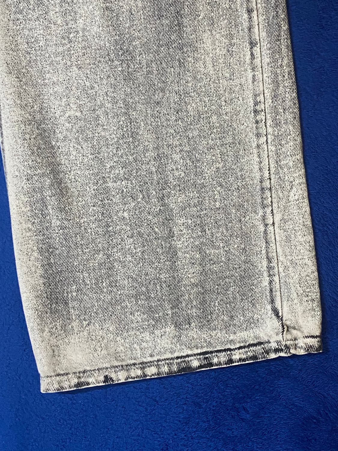 WE11DONE 웰던 그레이 워싱 카고 데님 팬츠 L 상품이미지4