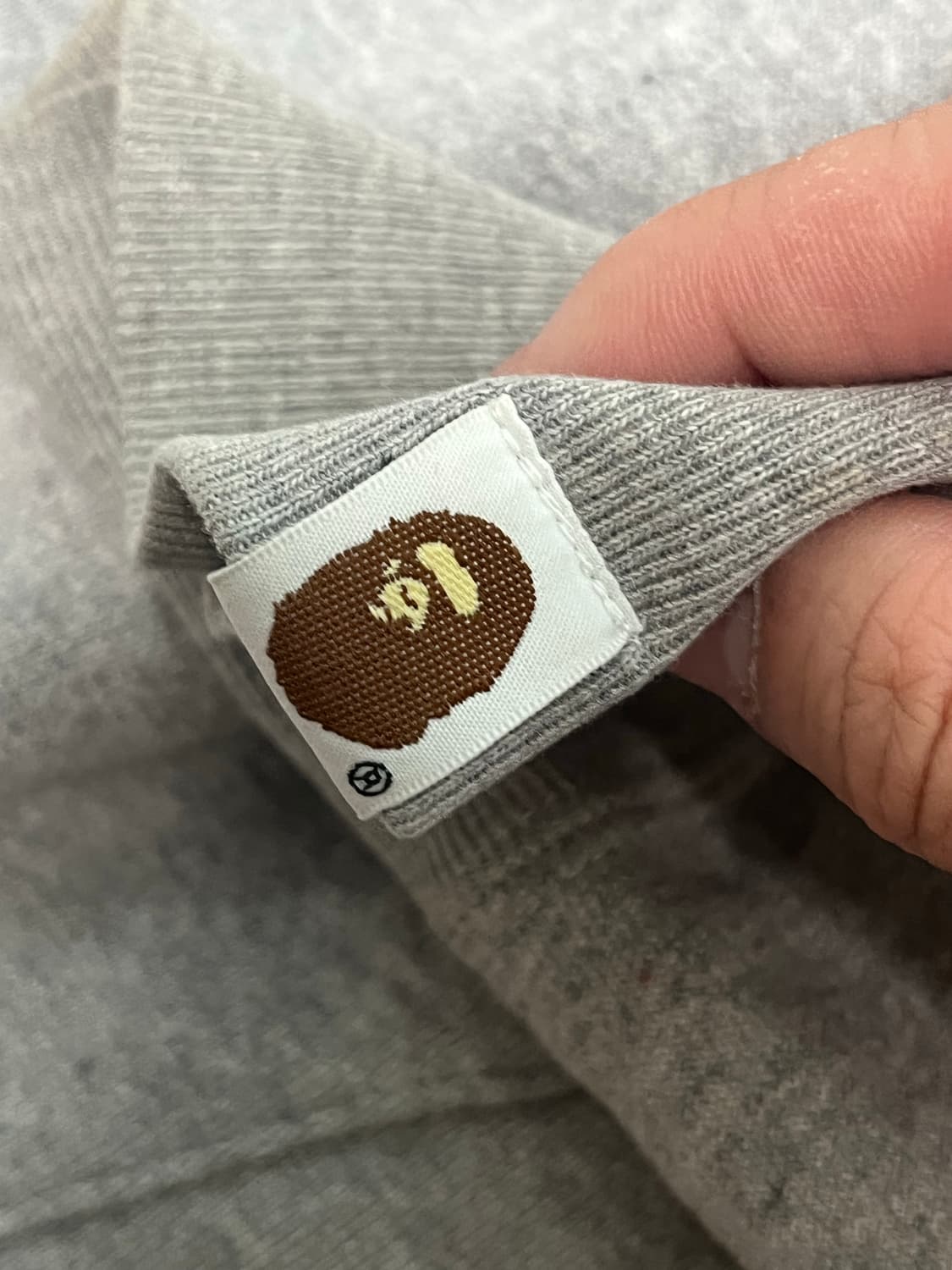 베이프 샤크 후드집업 그레이 L 상품이미지5