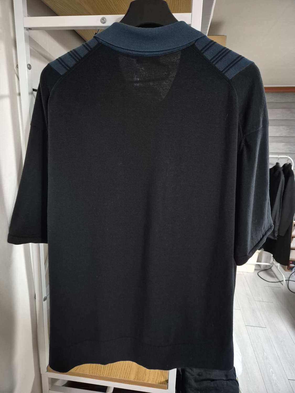 시스템옴므 코튼 니트 반팔셔츠 105 상품이미지2