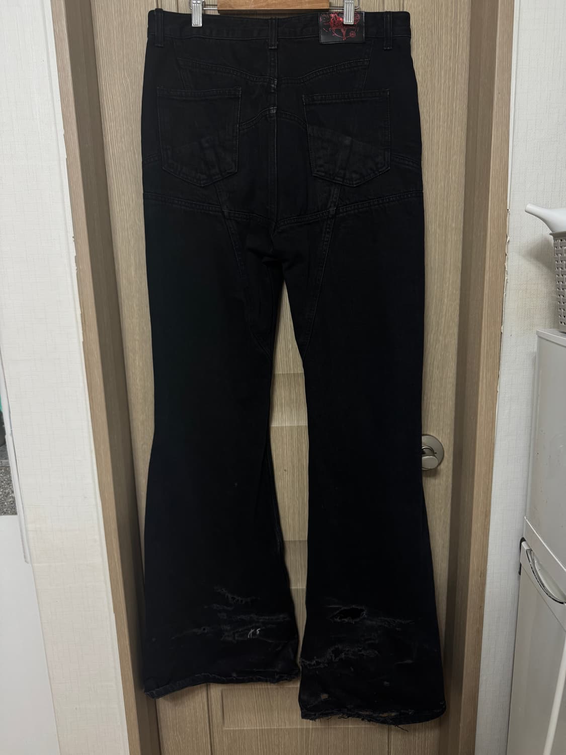 에모스탠스클럽 펜타그램팬츠 1사이즈 플레어팬츠 상품이미지2