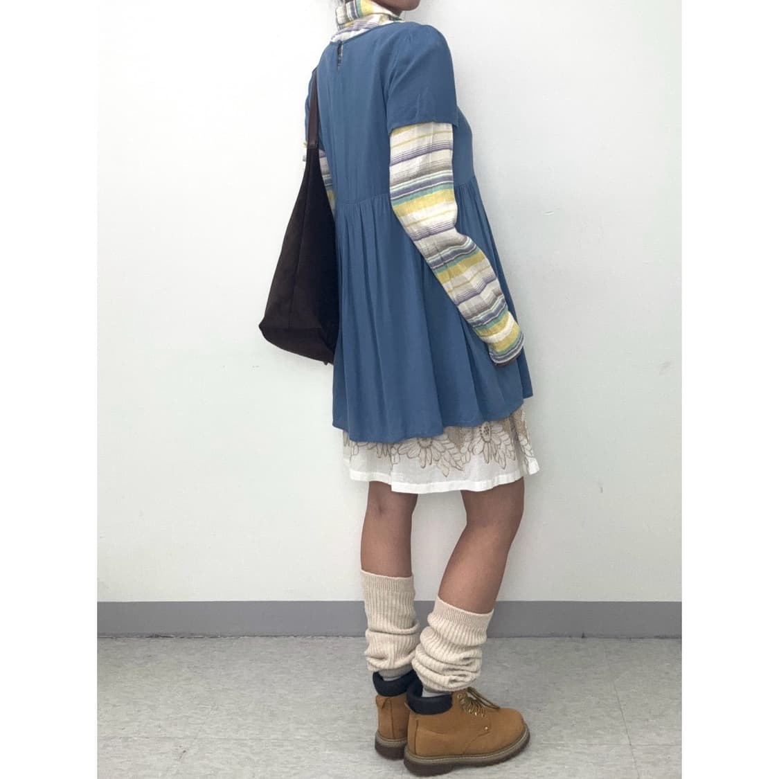 빈티지 에스닉 히피 반팔 원피스 상품이미지4