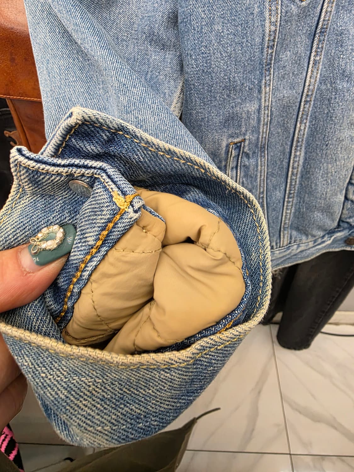 리바이스 쉐르파 데님 자켓 L 상품이미지8