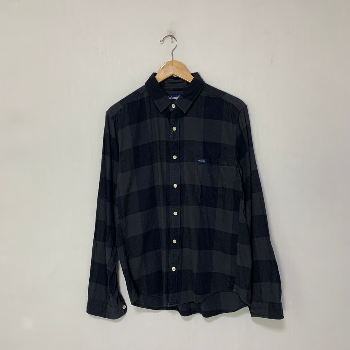 랭글러 빈티지 체크 남방 셔츠 남녀공용 L 상품이미지1