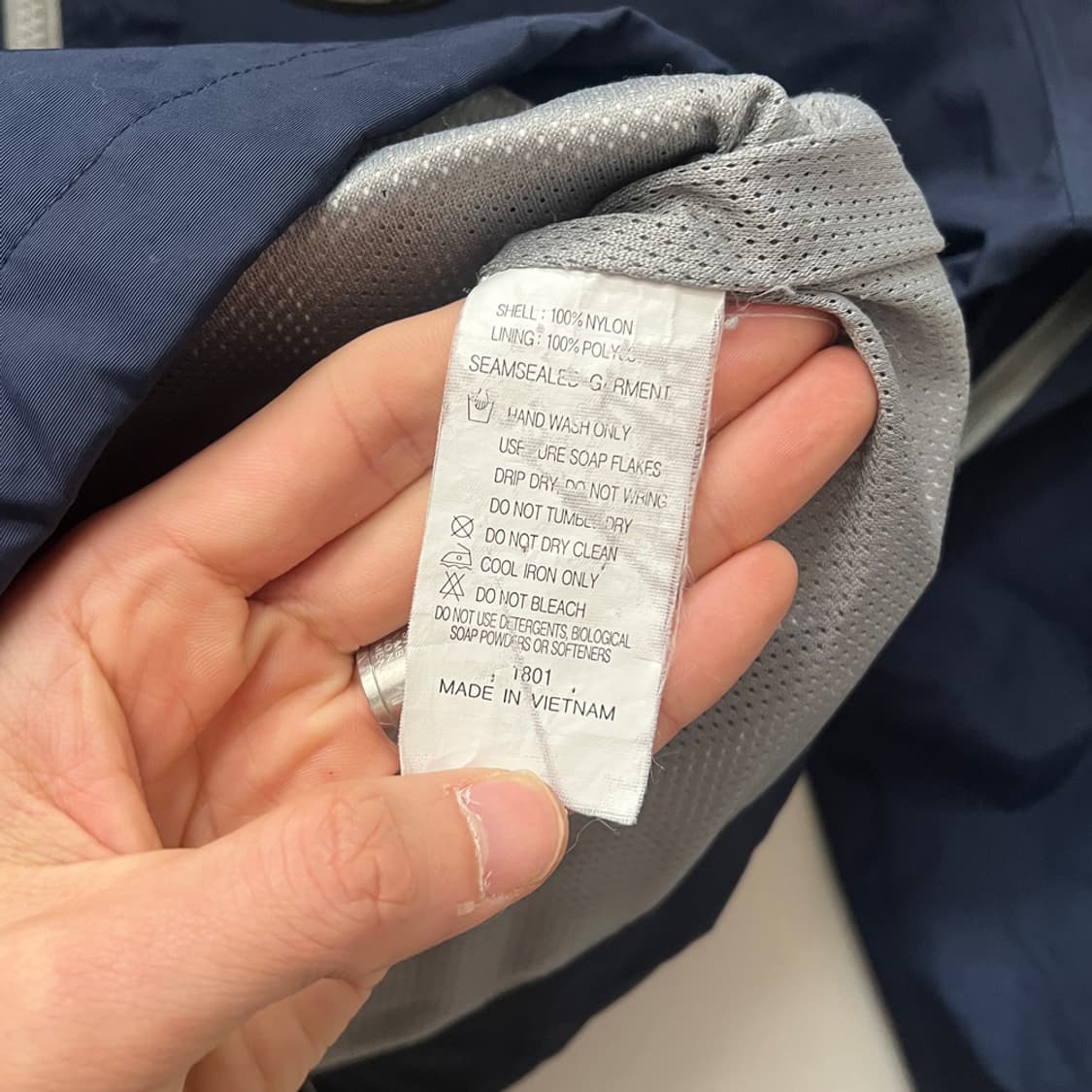 아라이 헬멧 구형 네이비 바람막이 라이더 자켓 S 상품이미지6