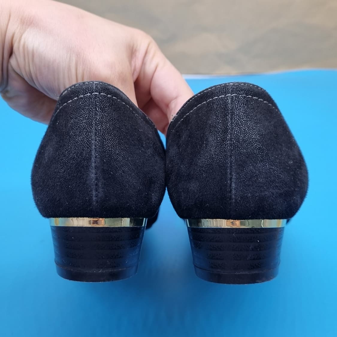 텐디 스웨이드 여성구두240 굽3 상품이미지4