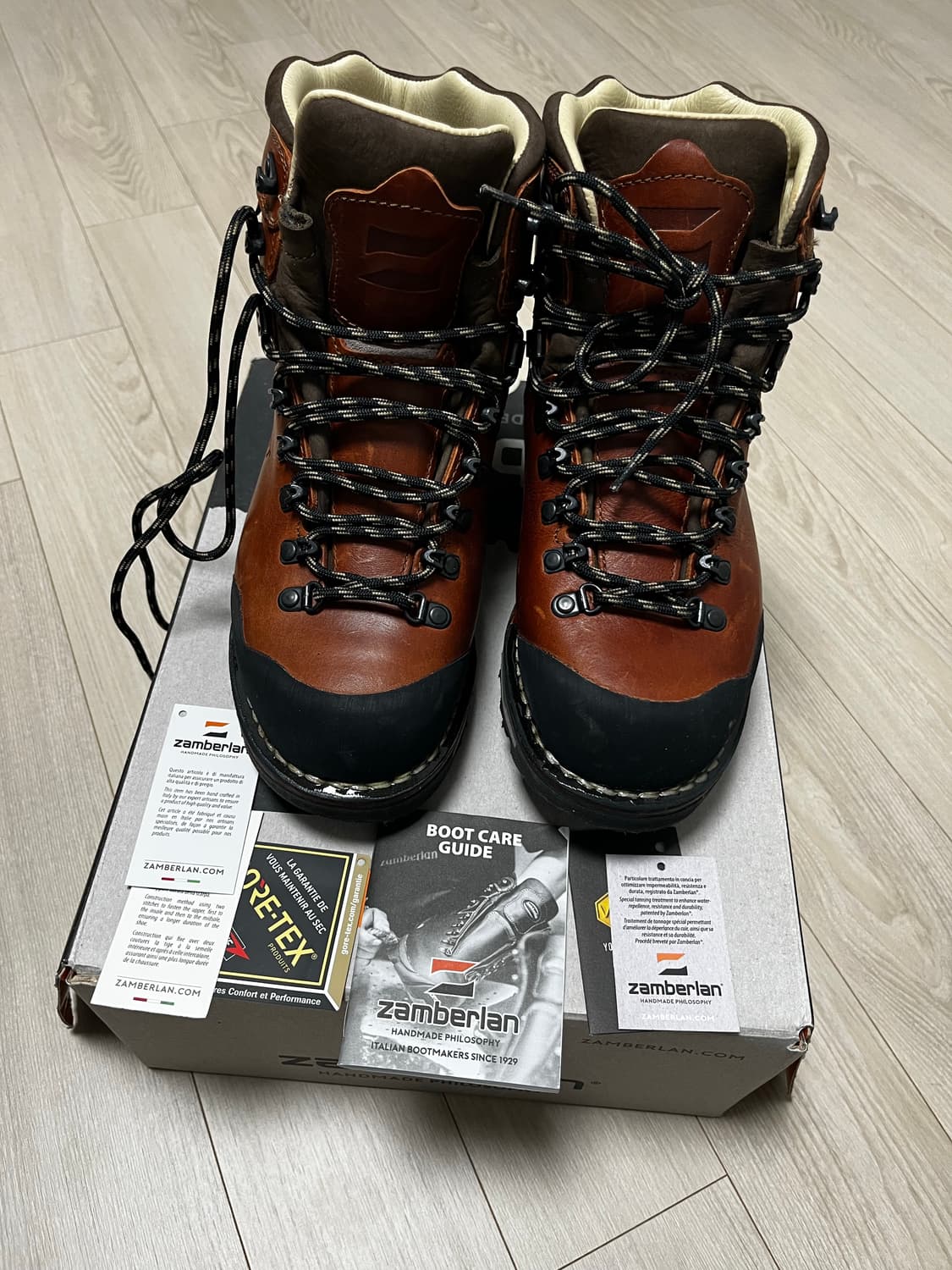 [새상품급/풀구성] 잠발란 1025 토페인 NW GTX RR 왁시드 브릭 상품이미지3