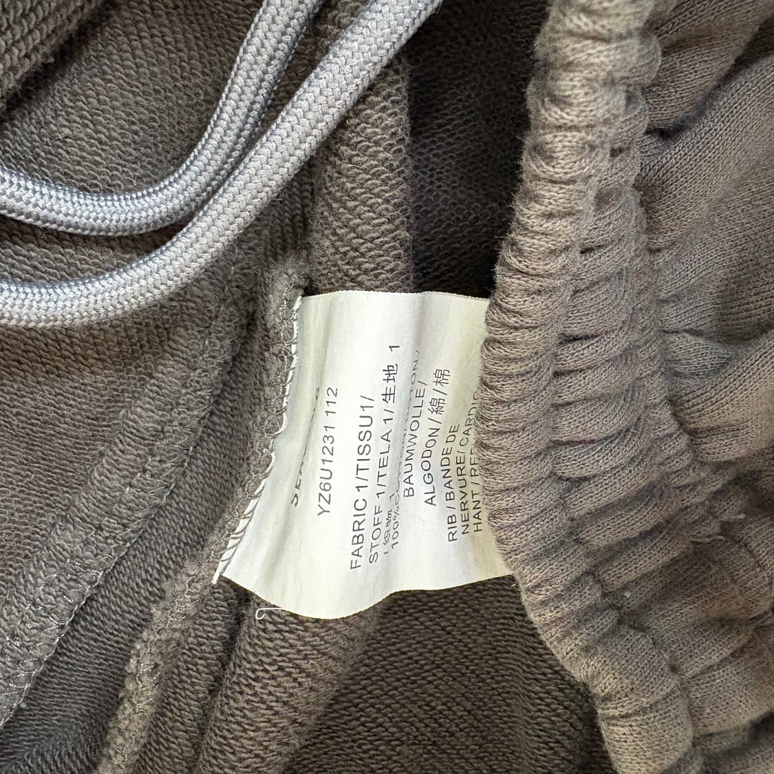 이지 yeezy 지퍼 포켓 스웨트 조거 팬츠 상품이미지7