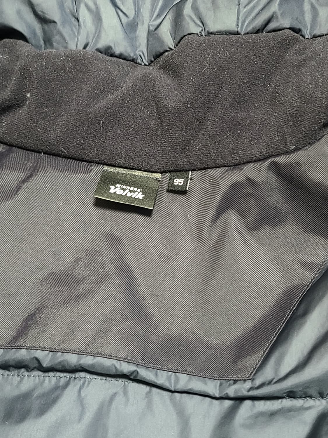 볼빅 브이닷  다운패딩 하프후드코트  여성  M 상품이미지6