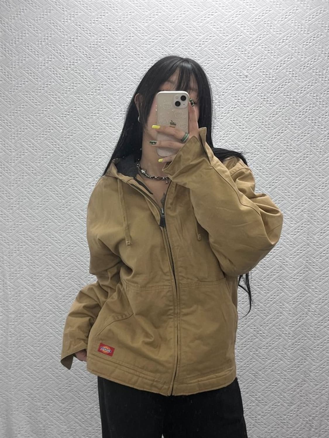 디키즈 덕액티브 빈티지 트러커 워크 후드 자켓 L C07456 상품이미지1