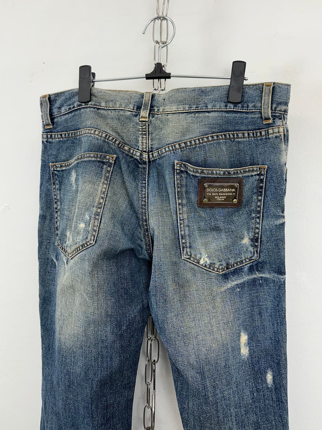 Dolce & Gabbana Metal Detail Washed Deni 상품이미지6