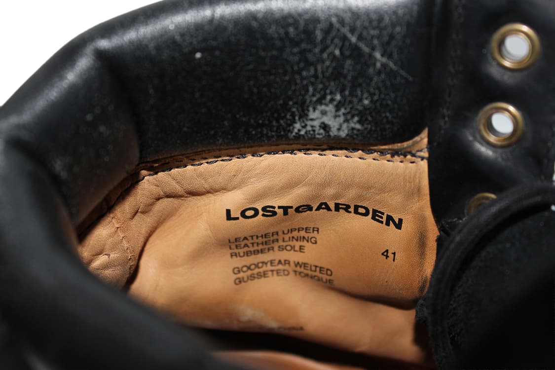 LOST GARDEN 로스트가든 레더 해머 부츠 상품이미지9