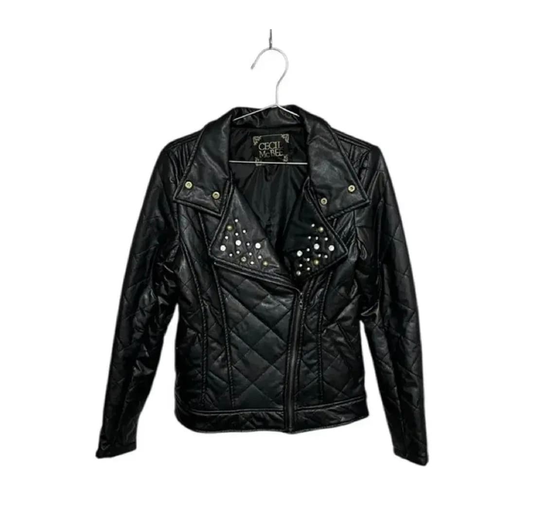 세실 맥비 레더 자켓  상품이미지1