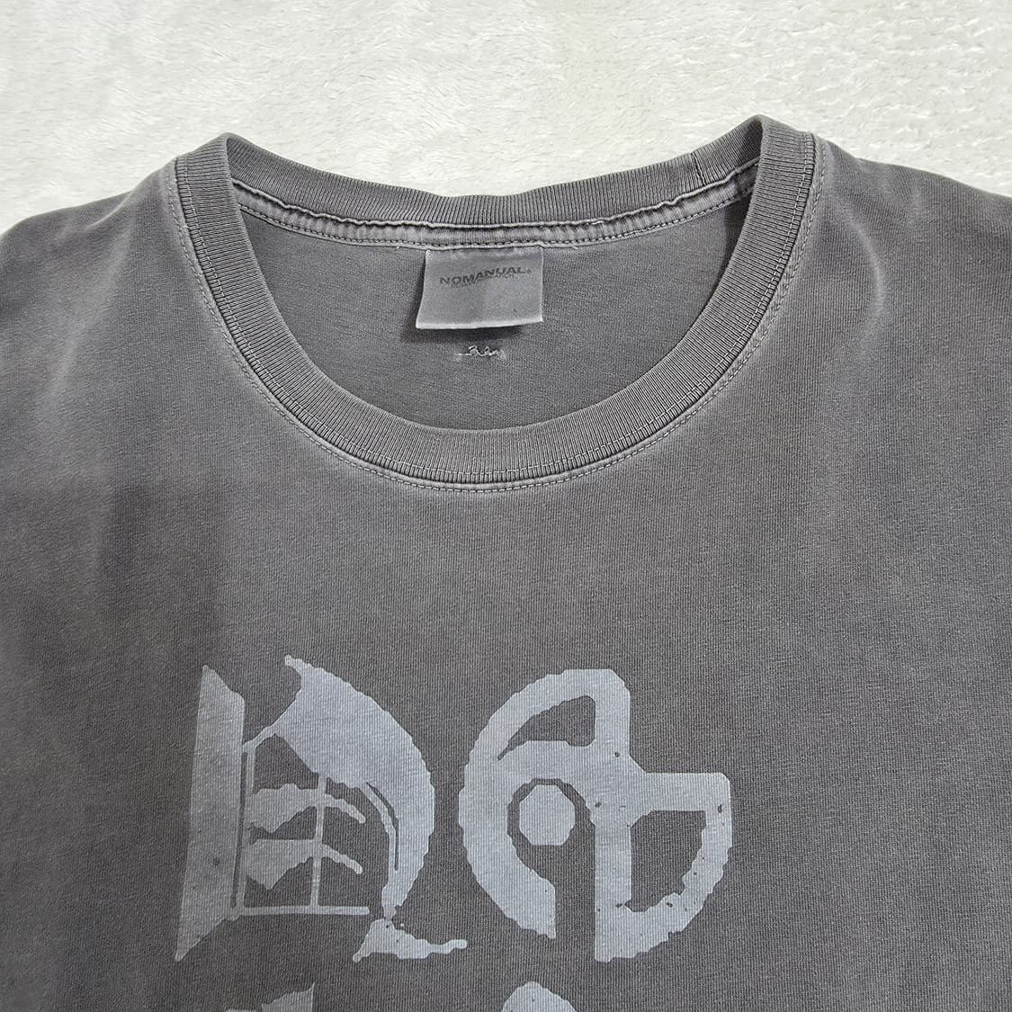 (L)노매뉴얼 피그먼트 반팔 티셔츠  상품이미지2