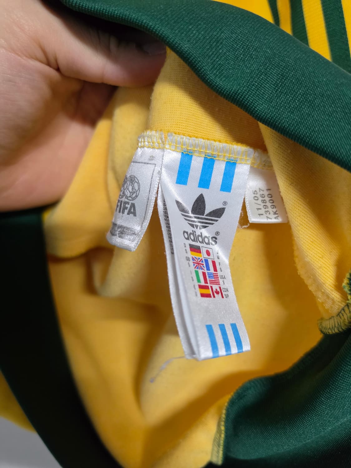 아디다스 브라질 유로파 트랙탑 져지 S 상품이미지5