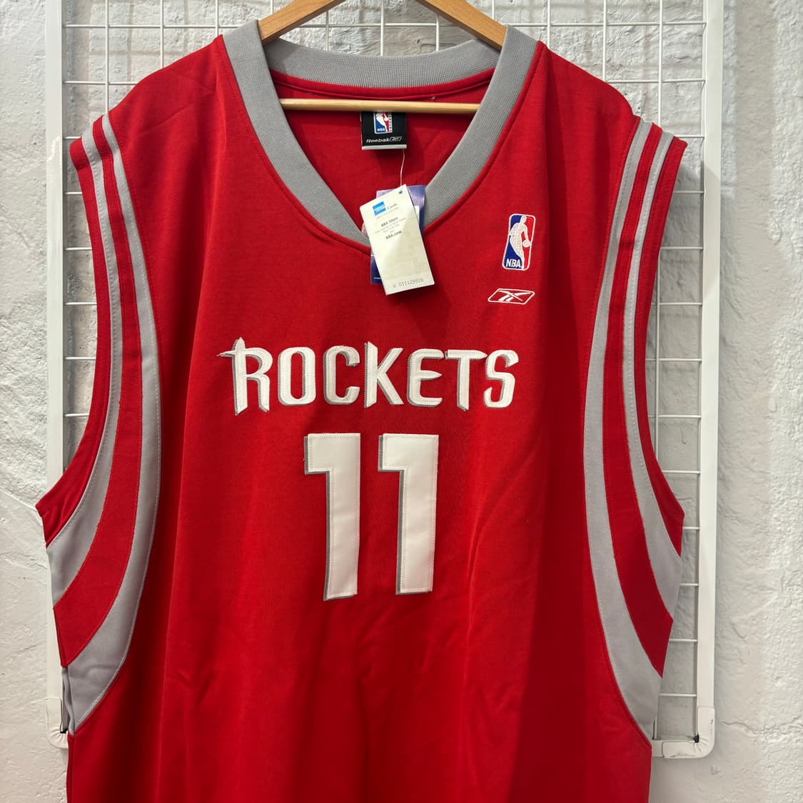 리복 X NBA 휴스턴 로키츠 유니폼 슬리브리스 2XL 상품이미지3