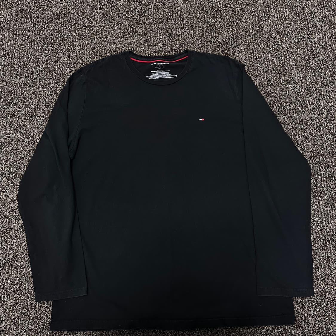타미힐피거 긴팔티셔츠 블랙 XL 상품이미지1