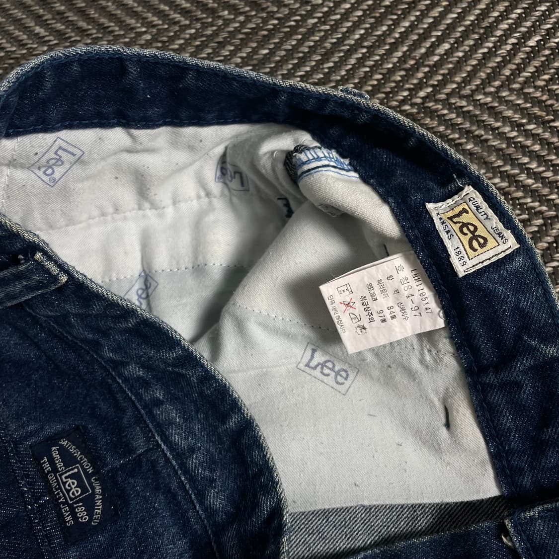 Lee 오리지날 데님 와이드 팬츠y 3546 상품이미지6
