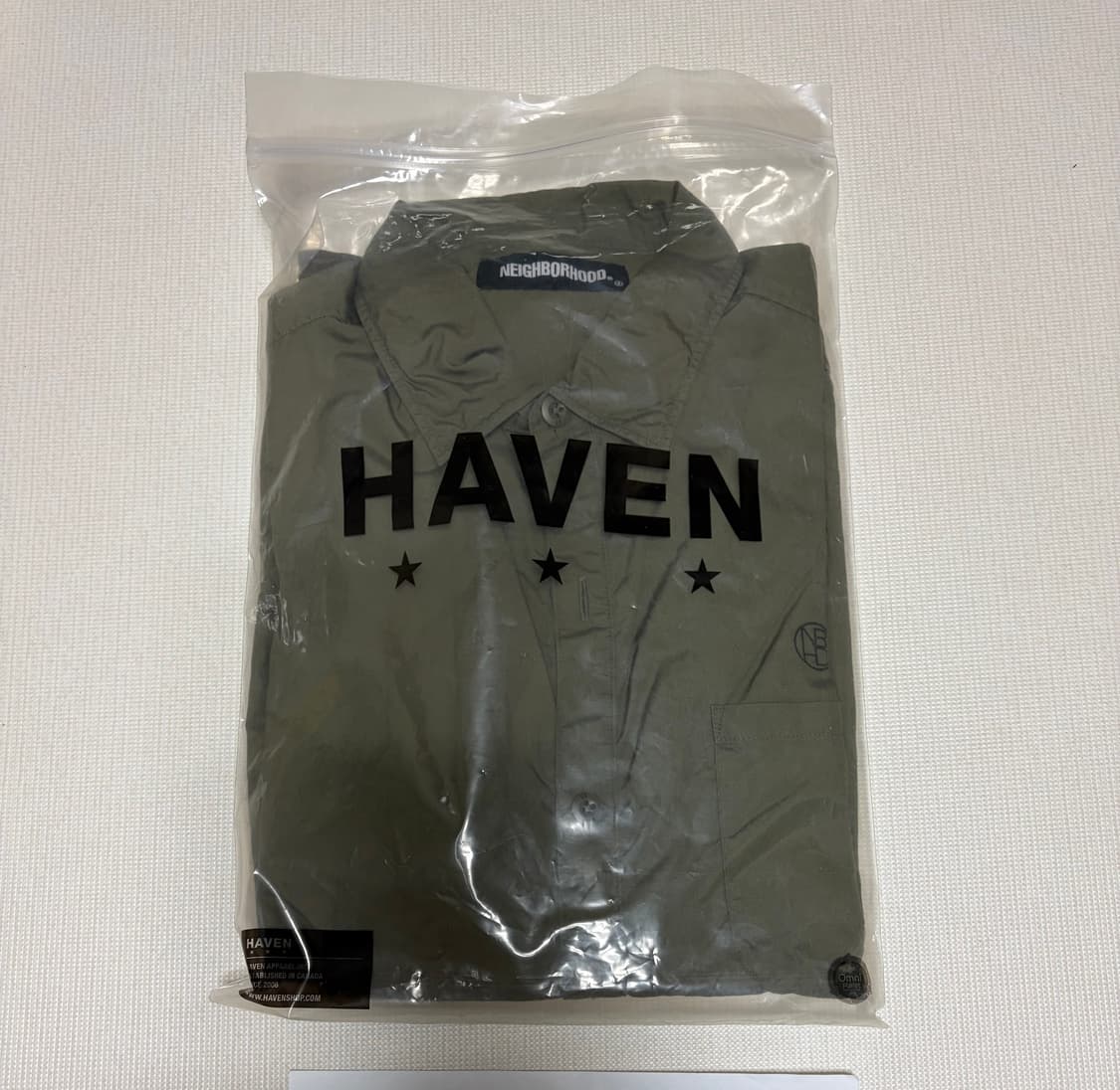 [L] 네이버후드 22SS / Shirts Blouson / Olive 상품이미지7