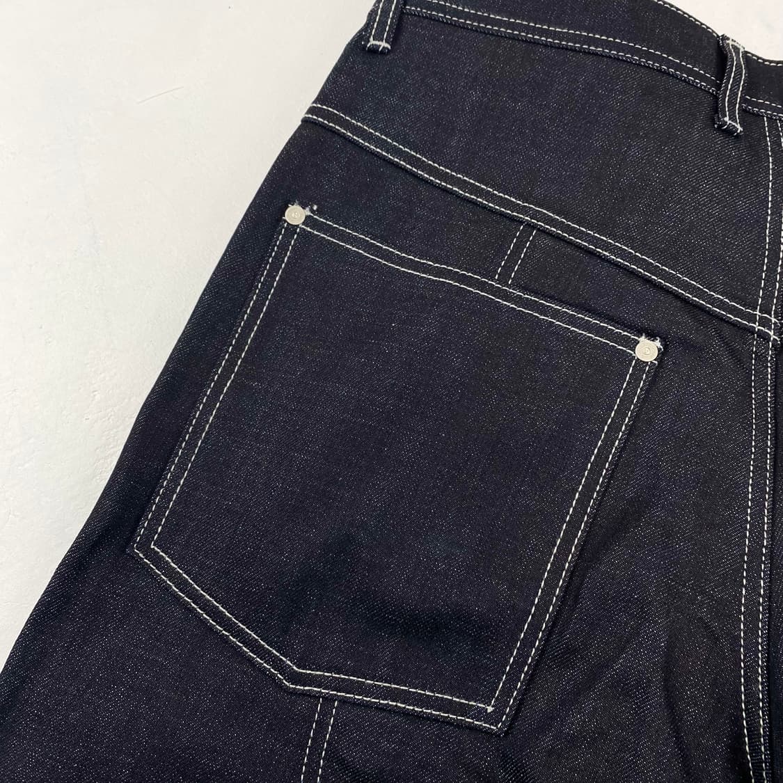 앤더슨벨 ADSB 지퍼 와이드 인디고 레그 진 (32) 상품이미지6