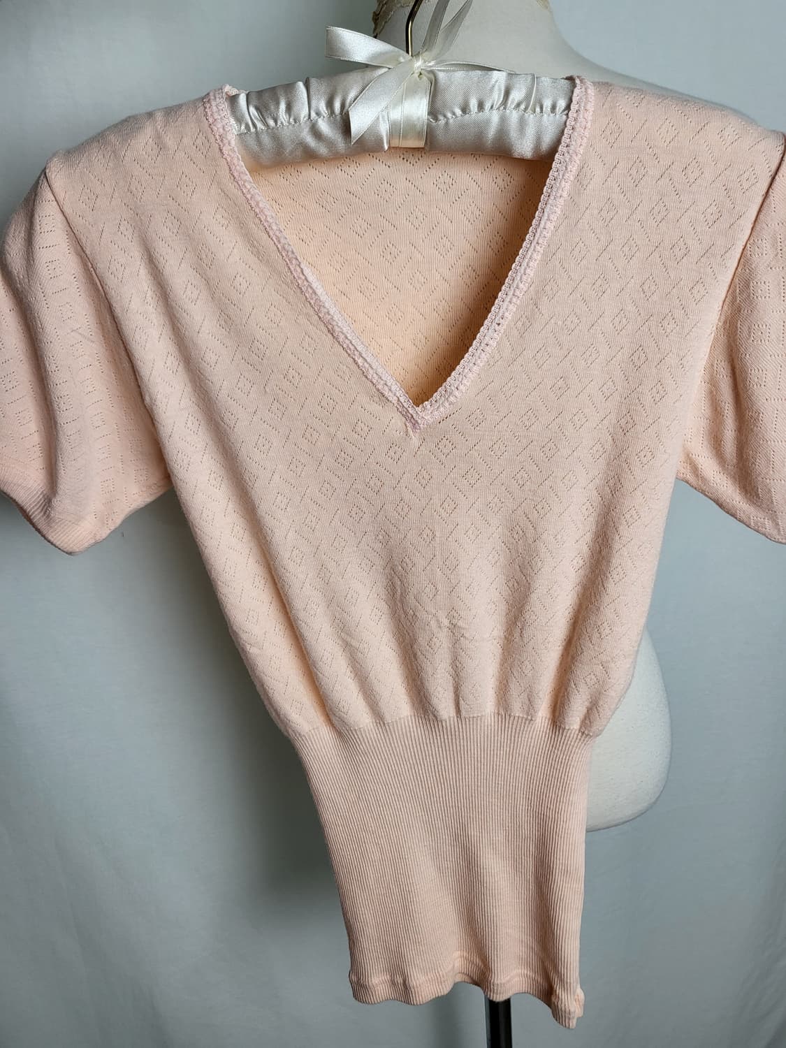 빈티지 블러쉬 핑크 슬리브리스 상품이미지6