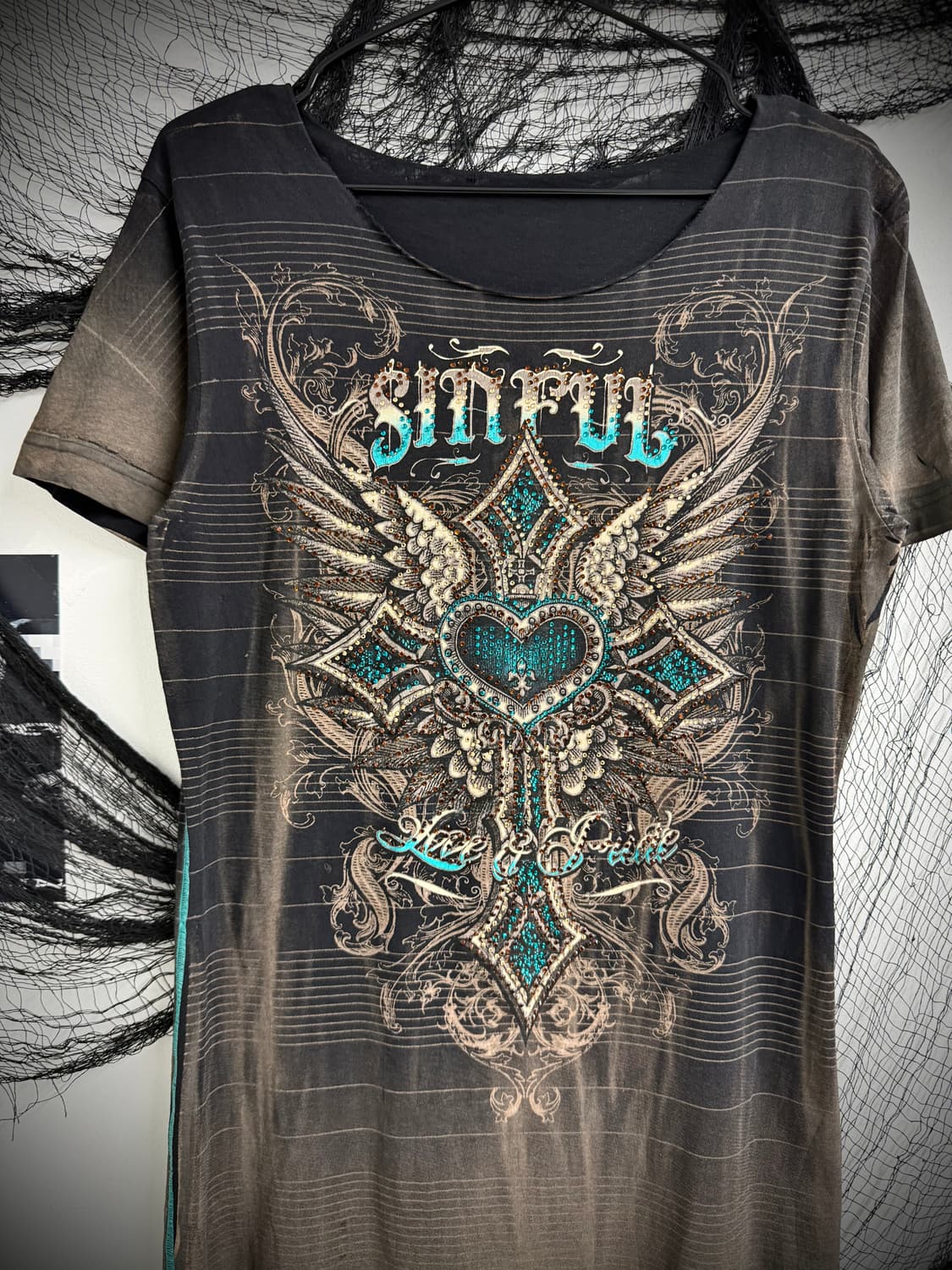 00s graphic beads halfsleeve 상품이미지4