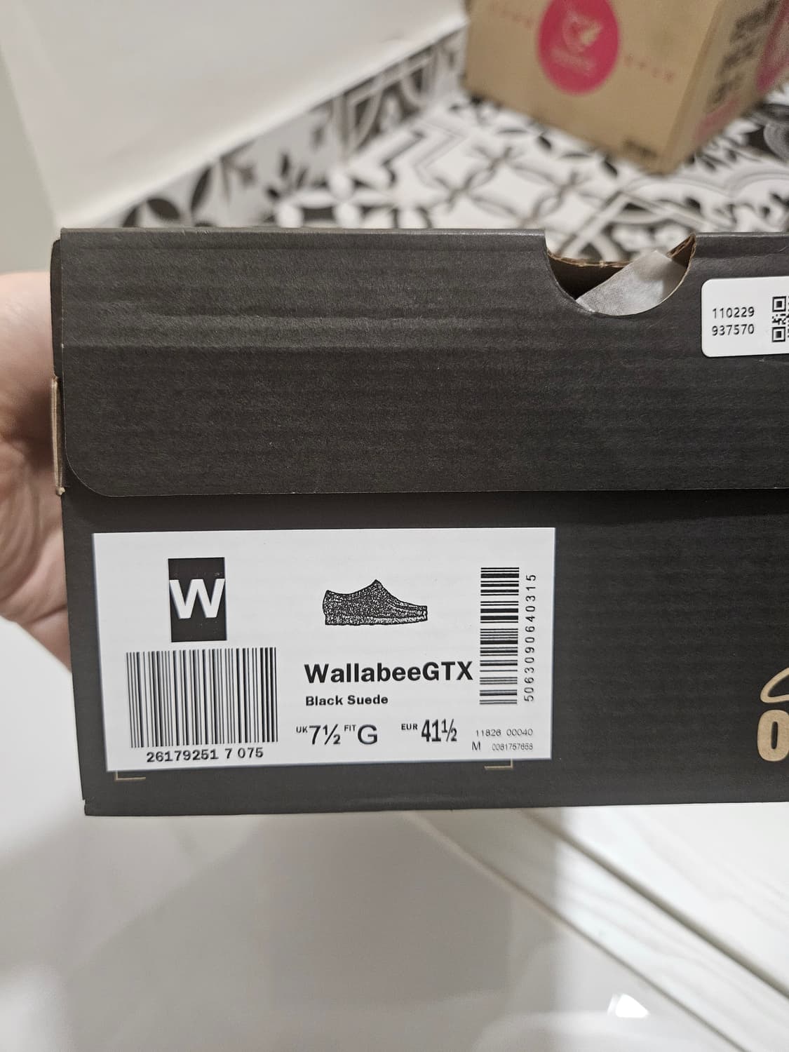 (7.5) 클락스 왈라비 고어텍스 gtx 블랙 상품이미지7