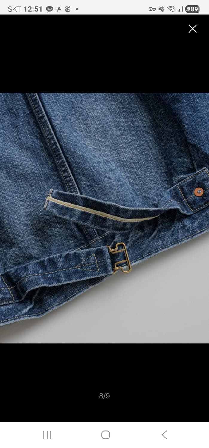 비헤비어 TYPE-1 데님 트러커 자켓 새상품 상품이미지9