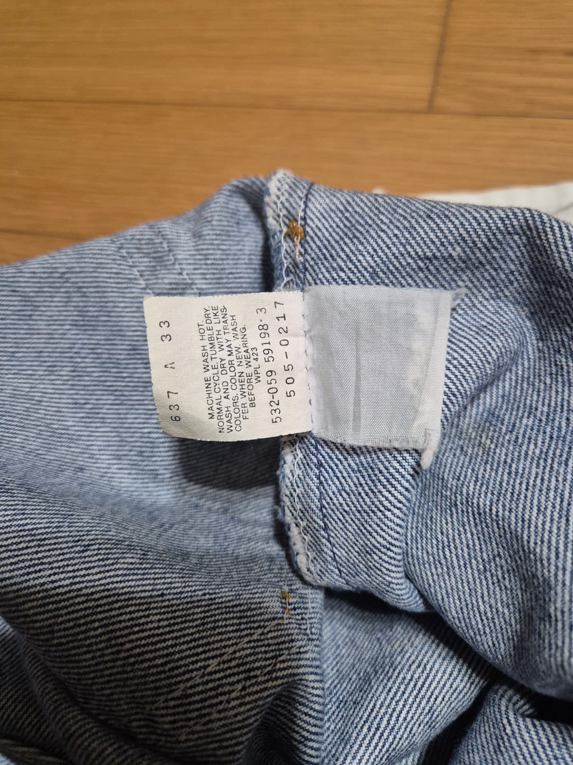 90s 미국 리바이스 레드 505 데님 팬츠 상품이미지6