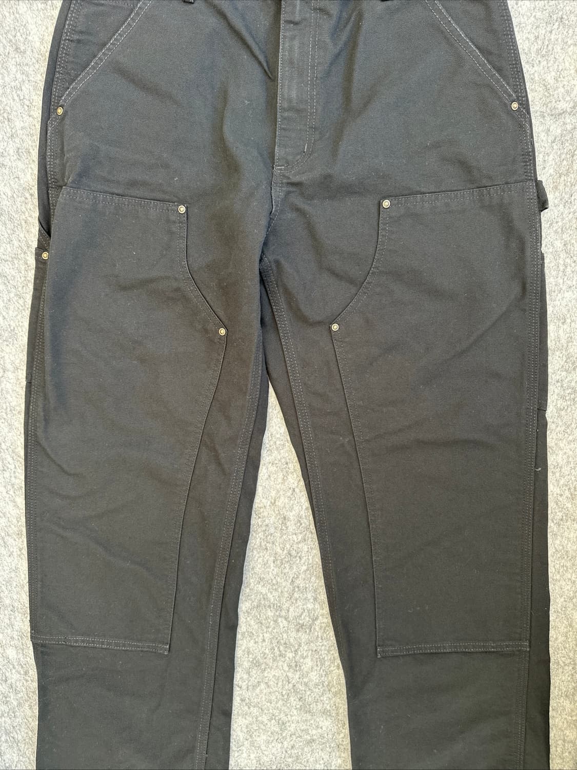 [33]칼하트 B136 BLK 블랙 더블니 카펜더 팬츠 상품이미지3