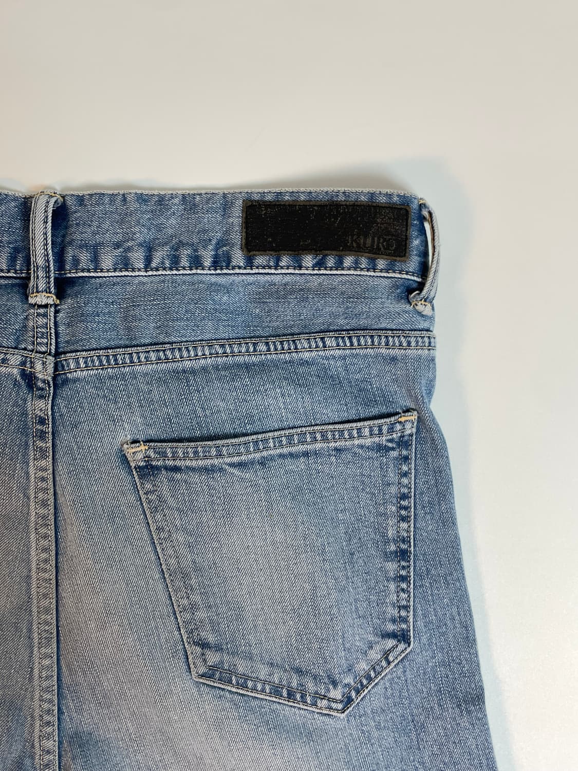 쿠로 워싱 데님 팬츠  상품이미지9
