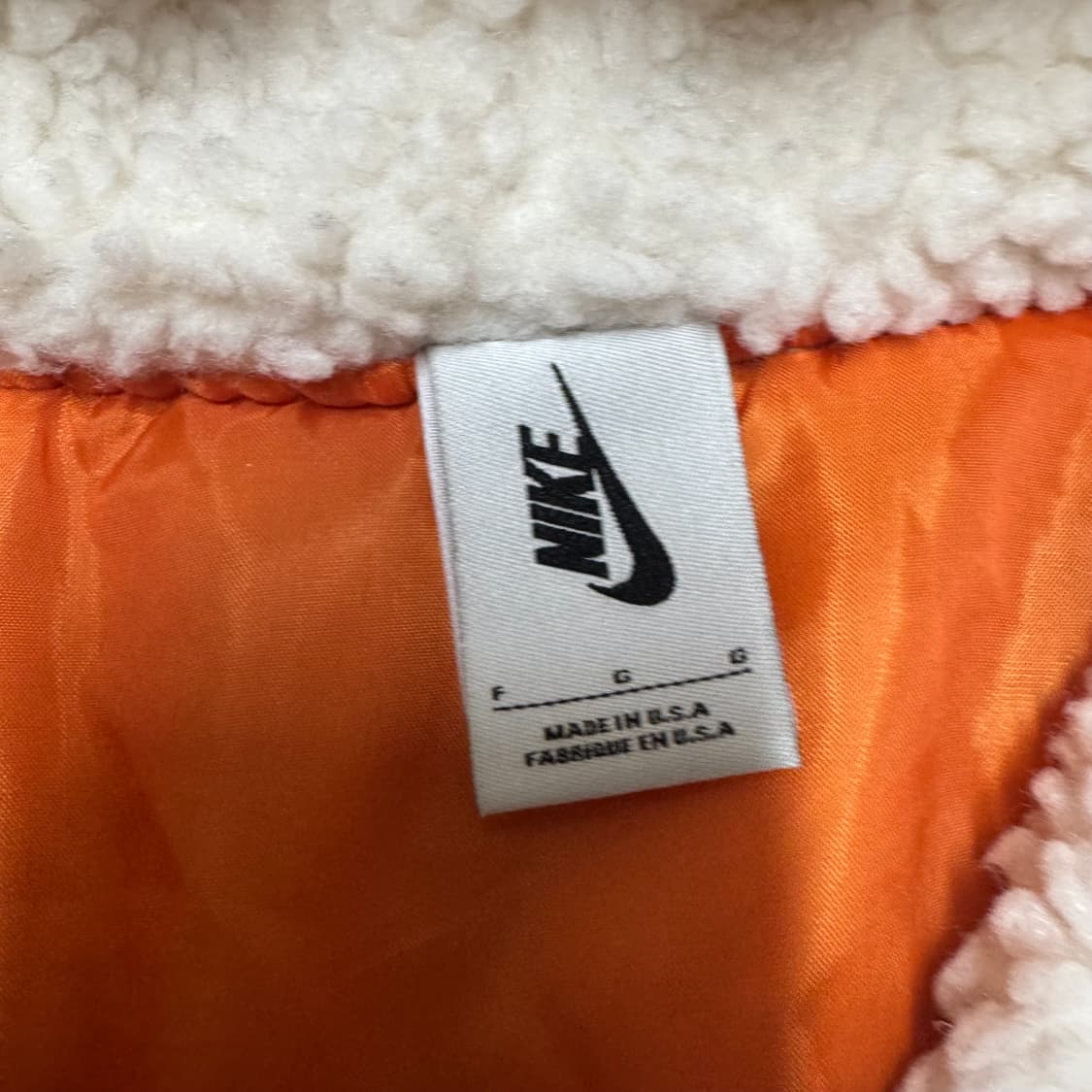 나이키 후리스 빅스우시 로고 점퍼 상품이미지4